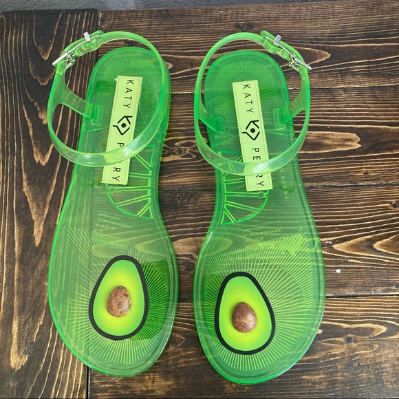 Katy Perry The Geli Avocado Thong Sandals Size 37 - Picture 3 of 5